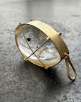 enhydro quartz, 18k gold pendant, one of a kind jewelry, fine jewelry, hilary finck jewelry, captured collection, handmade jewelry, unique jewelry.