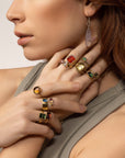 Captured® Carnelian Ring