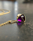 Captured Amethyst Pendant