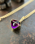 Captured Amethyst Pendant