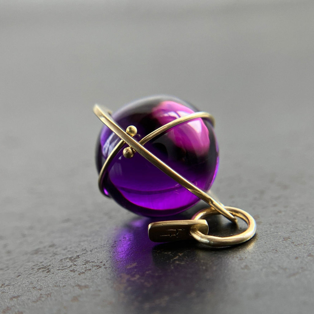 Amazing jewelry様 Captured® Amethyst Orb Pendant – hilaryfinck.com
