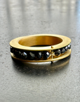 Black Diamond Channel Ring