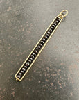 Black Diamond Beaded Stick Pendant