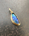 Captured Australian Boulder Opal Charm