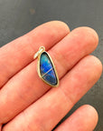 Captured Australian Boulder Opal Charm