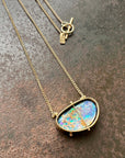 Captured Boulder Opal Galaxy Necklace