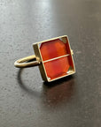 Captured® Carnelian Ring