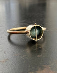 Captured Cat's Eye Tourmaline Ring