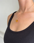 Captured® Citrine Orb Pendant
