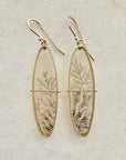 dendritic agate, 14k gold, earrings, oval, agate earrings, one of a kind earrings, gold earrings, dendritic agate earrings