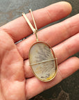 Captured Dendritic Agate Necklace