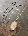 Captured Dendritic Agate Necklace