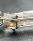 Enhydro Quartz Rectangular Pendant