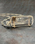 Enhydro Quartz Rectangular Pendant
