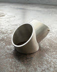 Captured Enhydro Quartz Parabola Ring