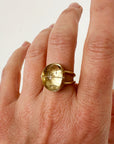 Captured Enhydro Ring - 18k Gold
