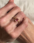 Captured® Mahenge Garnet Ring