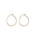 hammered gold hoop earrings, 18k hoops, gold jewelry, gold hoops, hilary finck jewelry, hoop earrings, handmade jewelry.