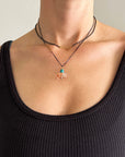 3-Way Black & Gold Chain