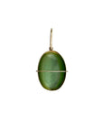 Captured Siberian Cat's Eye Nephrite Jade Charm