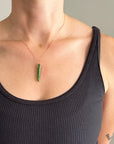 Captured® Jade Torpedo Pendant
