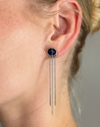 Captured® Lapis Chain Earrings