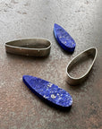 Captured Lapis Teardrop Earrings