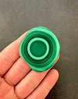 Round Malachite Slab