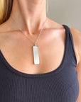 3-Way Silver Paperclip Chain with Oval Links