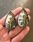 Captured® Teardrop Ocean Jasper Statement Earrings