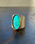 Captured Oval Opal Ring