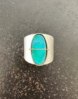 Captured Oval Opal Ring