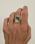 Captured Opal Statement Ring