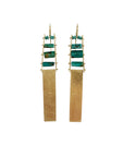 turquoise earrings, gold earrings, unique earrings, gold jewelry, turquoise jewelry, hilary finck jewelry, fine jewelry, unique jewelry, handmade jewelry.