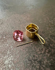 Captured Pink Tourmaline Necklace