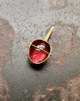 Captured Pink Tourmaline Pendant