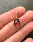 Captured Pink Tourmaline Pendant