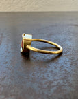 Captured Pink Tourmaline Ring