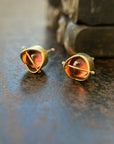 Captured® Pink Tourmaline Studs