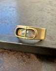 boulder opal ring, 18k gold ring, one of a kind ring, hilary finck jewelry, fine jewelry, handmade jewelry, captured collection, unique jewelry.