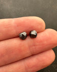 Rough Black Diamond Pair