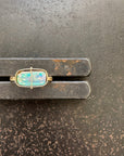Captured Lightning Ridge Opal Ring