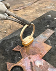 Captured Lightning Ridge Opal Ring