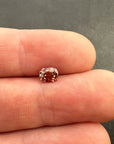 Cognac Cushion Cut Sri Lankan Sapphire