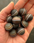 Saturn Agate Orb Pendant