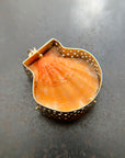 seashell, scallop, necklace, pendant, 14k gold necklace, one of a kind jewelry, fine jewelry