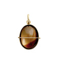 Captured Smoky Topaz Charm