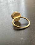 Captured Smoky Topaz Ring