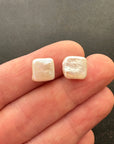 Square Cultured Pearl Pair