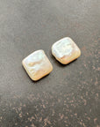 Square Cultured Pearl Pair